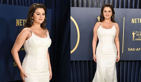 selena gomez versace|selena gomez in white dress.